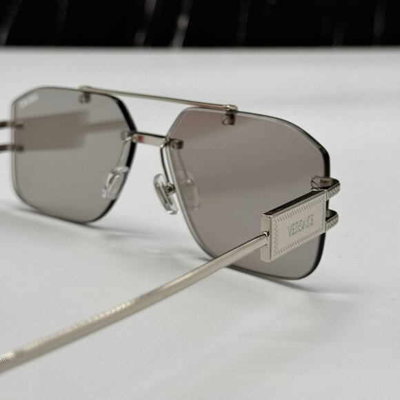 NEW MOD 2275 1000/8V VERSACE WOMEN SUNGLASSES VE2275 10008V GRAY VE2275 1000/8V - Picture 8 of 12